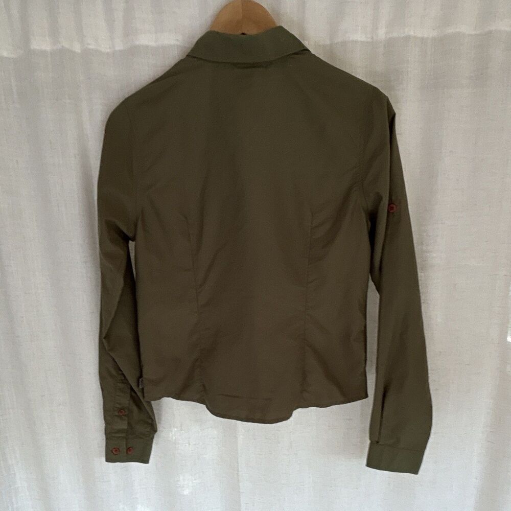 The North Face Women’s Green Breathable Button-Up Shirt Long Sleeve XS/TP - Picture 8 of 16
